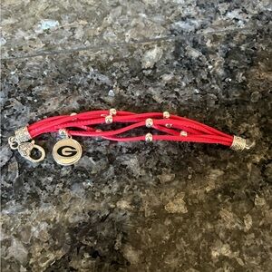 Red Beaded Women's Bracelet